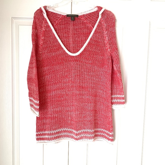 TOMMY BAHAMA Open Weave Hoodie Sweater - Picture 5 of 11